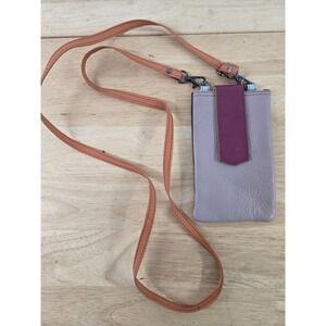 Soruka Multi Color Leather Phone Bag  Cross Body Travel